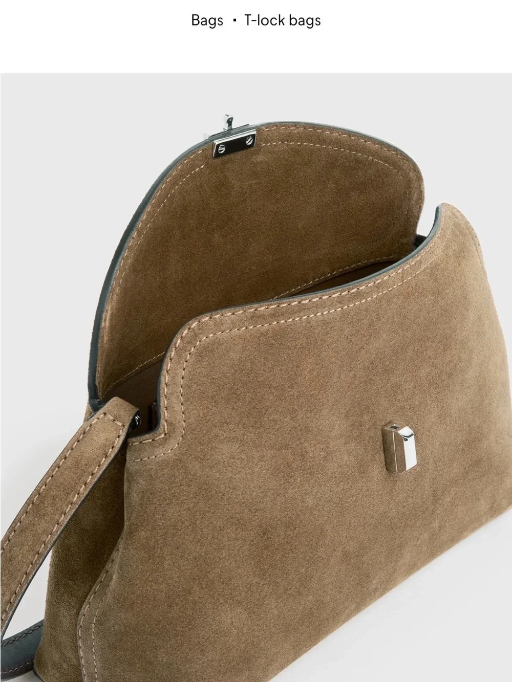 Toteme sculptural clutch